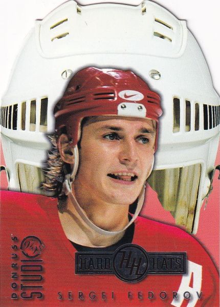 insert karta SERGEI FEDOROV 97-98 Donruss Studio Hard Hats /3000